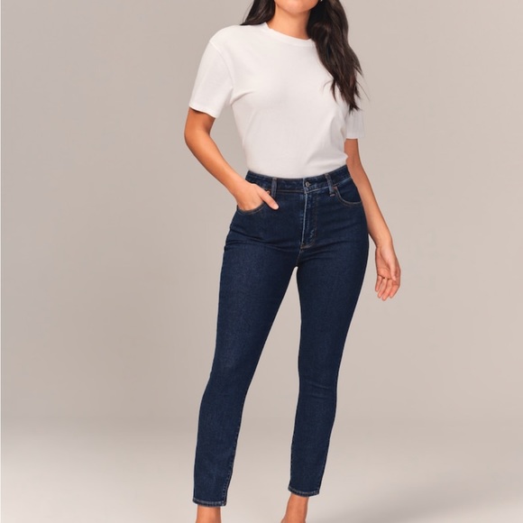 Abercrombie curve love super skinny ankle jean - Picture 1 of 1